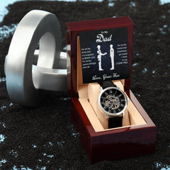 To My Dad, From Son - Thankful For All That You Do - Openwork Watch