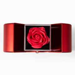 Love Knot Necklace with Red Heart Rose Box - To My Mom